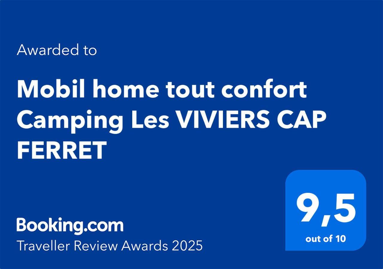Mobil Home Tout Confort Camping Les Viviers Cap Ferret Lège-Cap-Ferret Zewnętrze zdjęcie